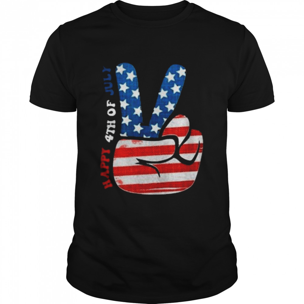 Happy 4th Of July America Rockin’ Sign Celebrating Freedom Shirt