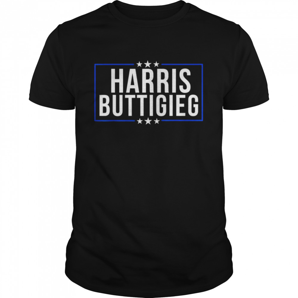 Harris Buttigieg 2024 Presidential Elect Campaign T-Shirt