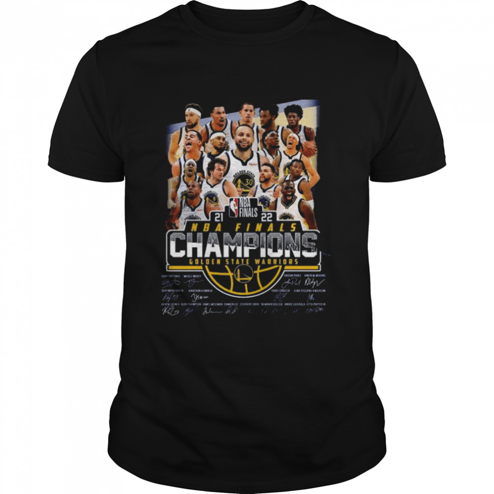 New Golden State Warriors NBA Finals champions signatures shirt