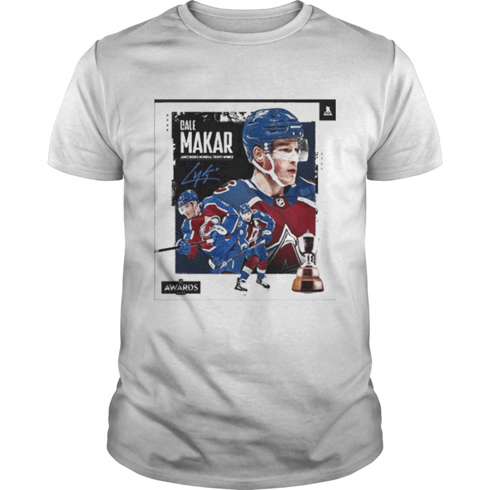 Nhl Colorado Avalanche Cale Makar The First Career James Norris Memorial Trophy  Classic Men's T-shirt