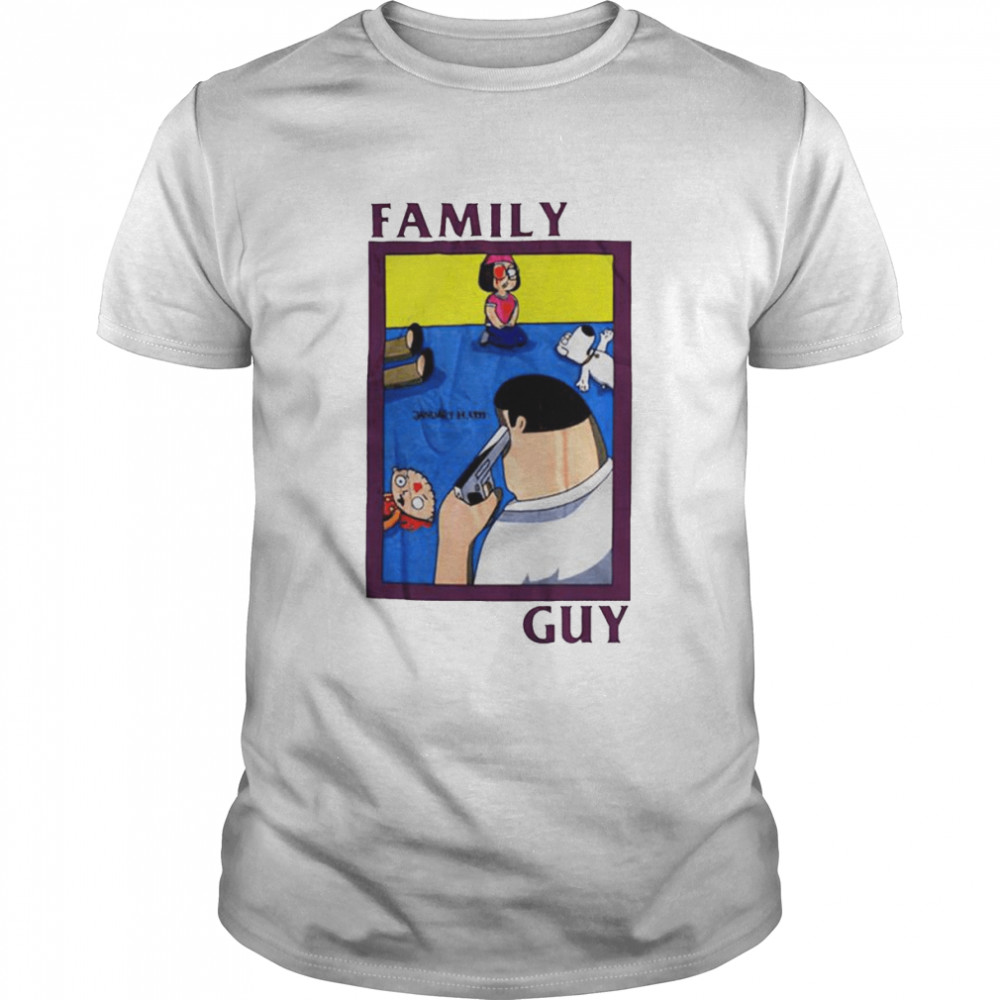 Family Guy Black Flag Family Man shirt Classic Men's T-shirt