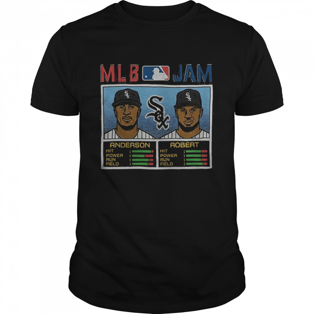 MLB Jam Chicago White Sox Anderson and Robert  Classic Men's T-shirt