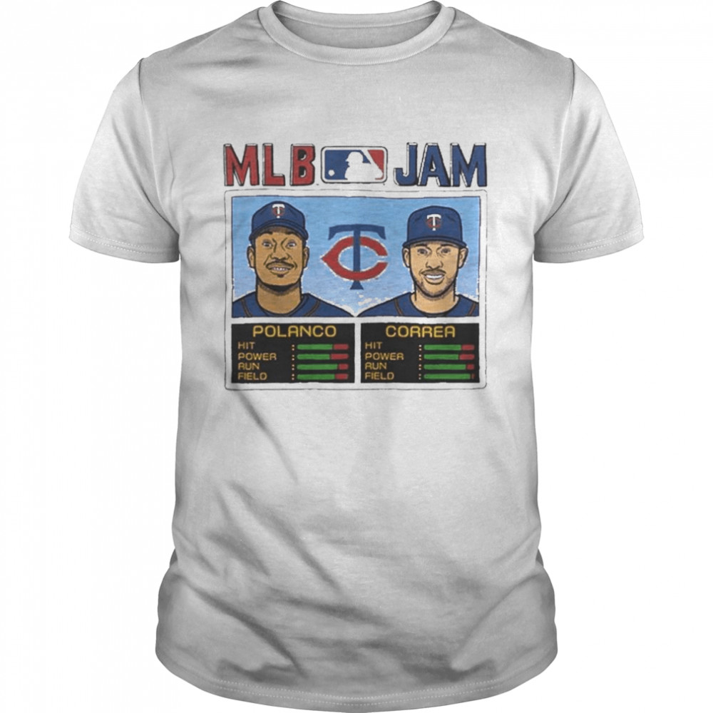 MLB Jam Minnesota Twins Polanco and Correa  Classic Men's T-shirt