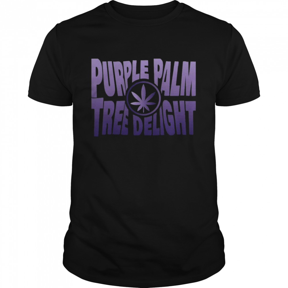 Purple Palm Tree Delight Shirt