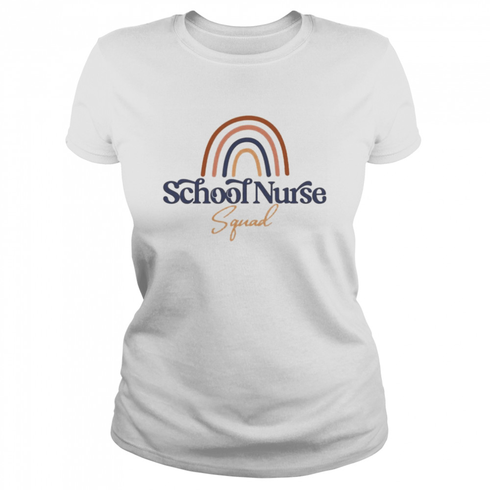 Rainbow School Nurse Squad  Classic Women's T-shirt