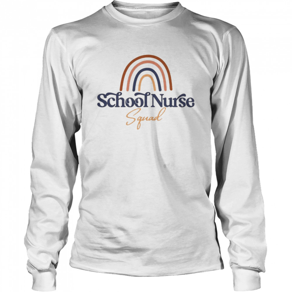 Rainbow School Nurse Squad  Long Sleeved T-shirt