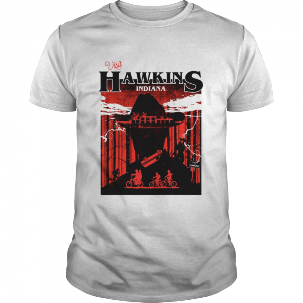 Strange Things Visit Hawkins Indiana shirt Classic Men's T-shirt
