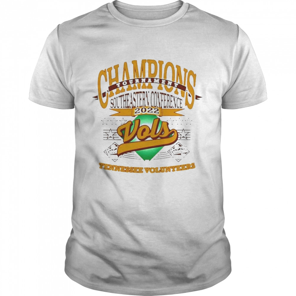 Tennessee volunteers comfort colors 2022 sec baseball tournament champions shirt