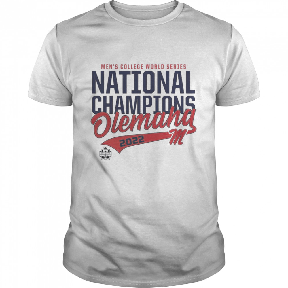 Ole Miss Rebels 2022 NCAA Men’s Baseball College World Series Champions Bat Flip T-Shirt
