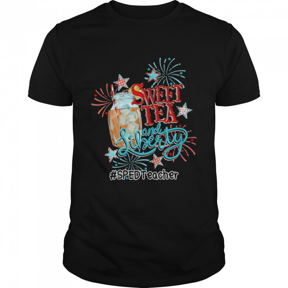 Sweet Tea And Liberty SPED Teacher  Classic Men's T-shirt