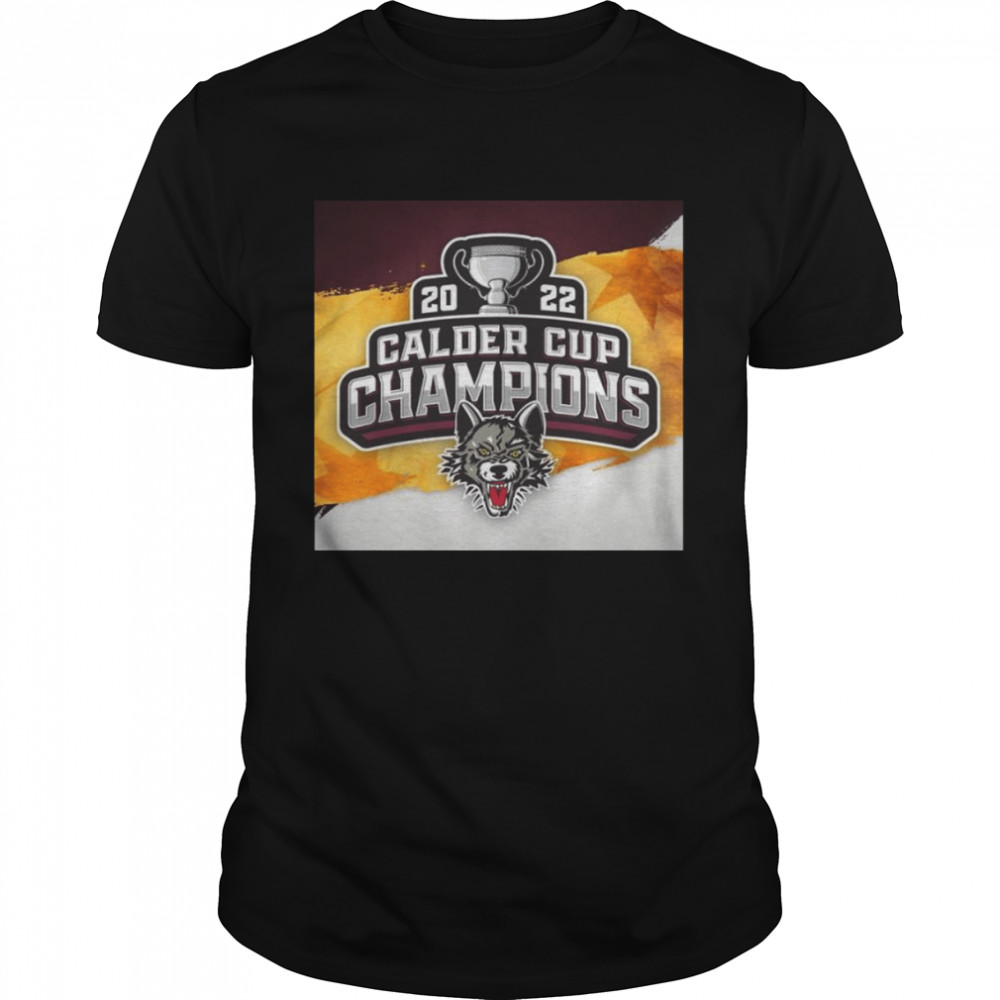 Chicago wolves logo 2022 calder cup champions shirt Classic Men's T-shirt