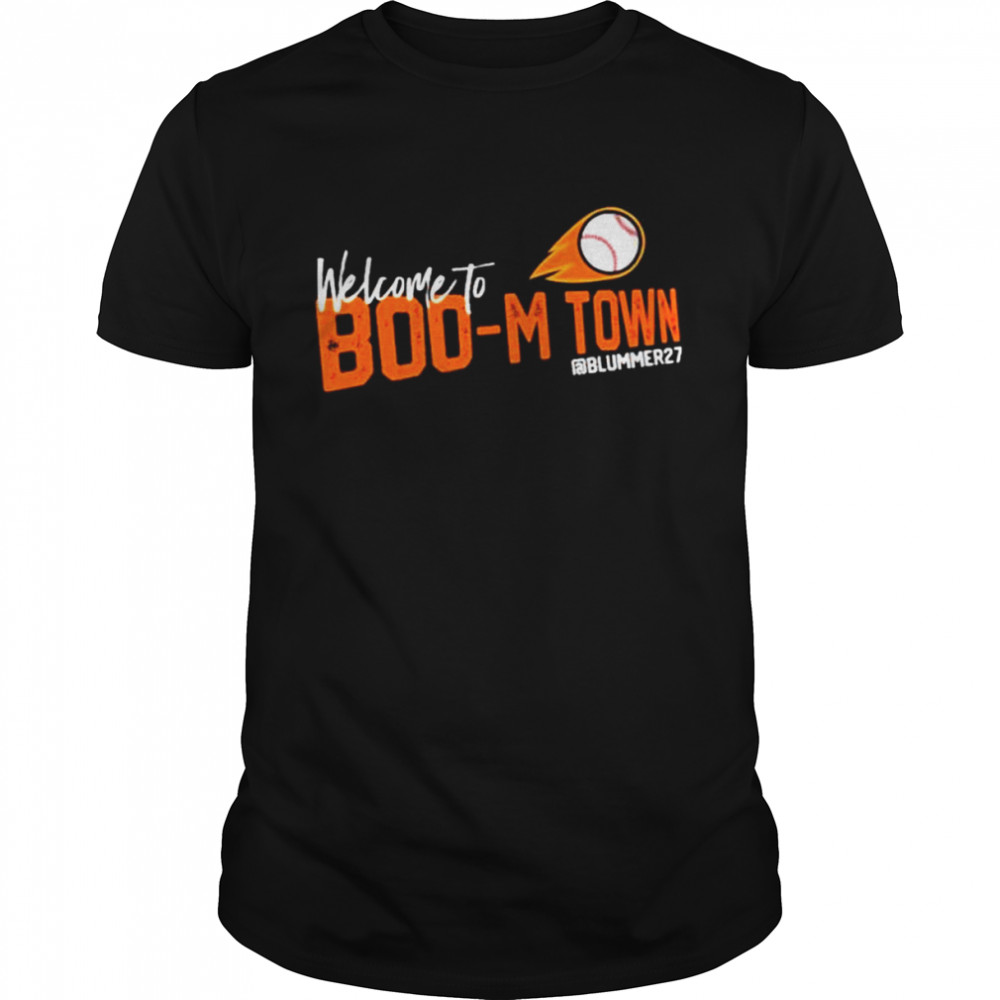 Welcome Boo-M Town blummer 27 shirt Classic Men's T-shirt