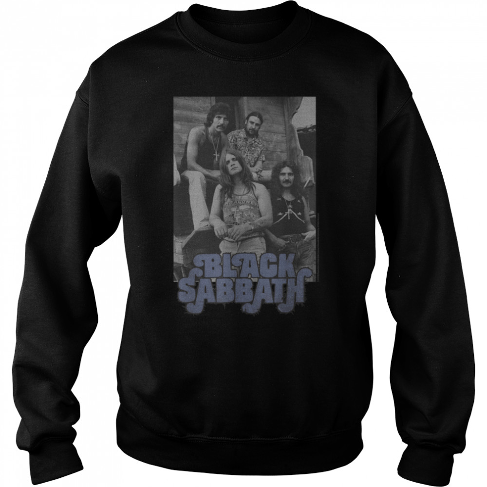Black Sabbath Official B&W Band Photo T- B07TT8BFTS Unisex Sweatshirt