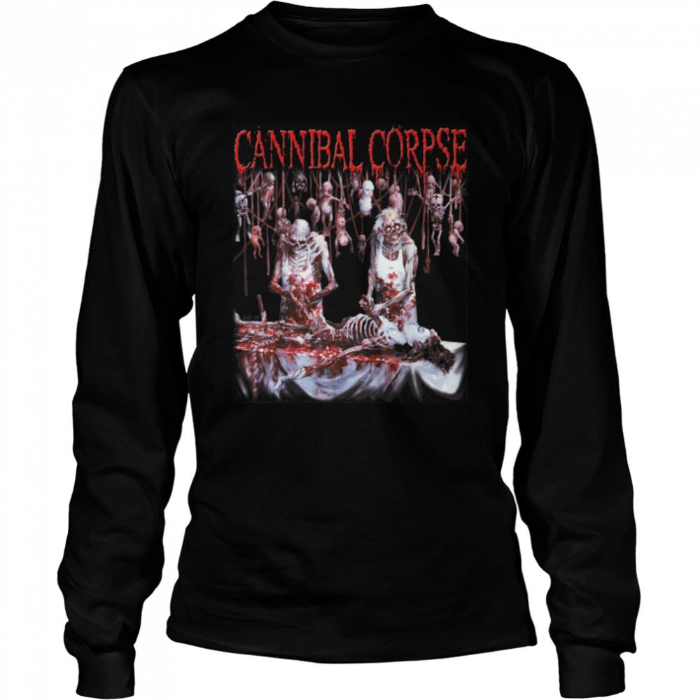 Cannibal Corpse- Official Merchandise - Butchered At Birth T- B09K2W2G52 Long Sleeved T-shirt