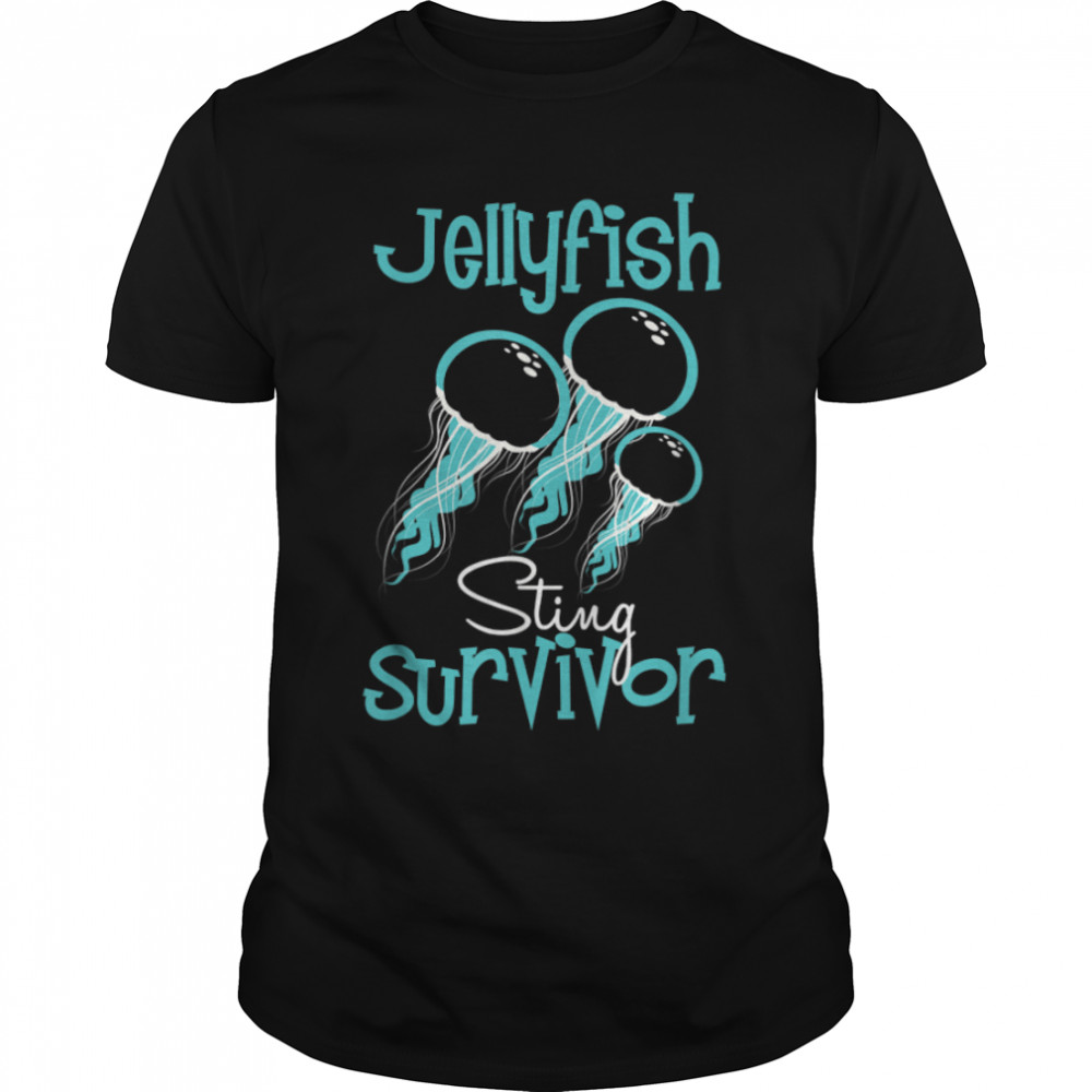 Jelly Fish Sting Survivor T  B07MJYL6XZ Classic Men's T-shirt