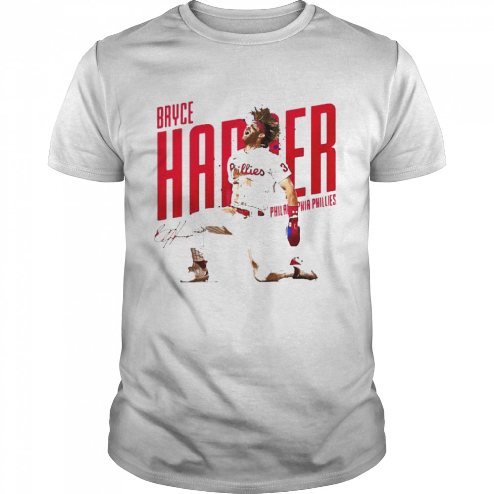 Bryce Harper Signature T Shirt - teejeep