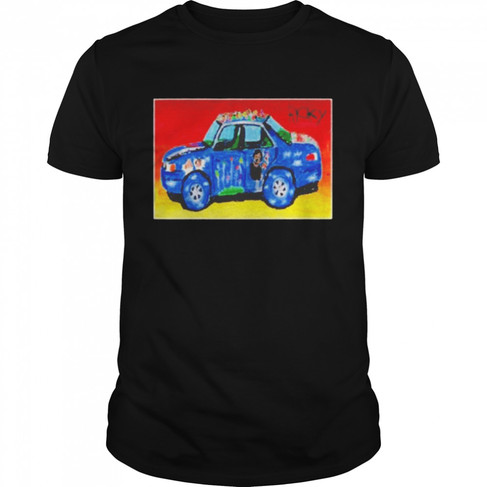 Ricky Montgomery Oil Pastel Car shirt