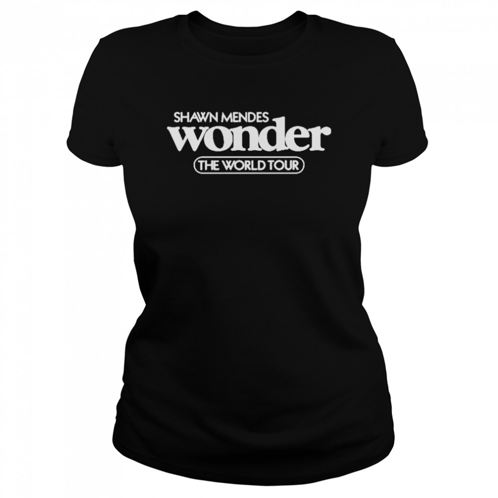 Shawn Mendes Wonder The World Tour  Classic Women's T-shirt