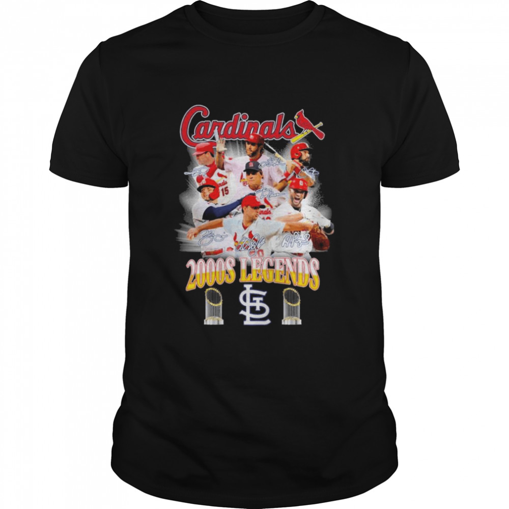 St Louis Cardinals 2000s Legends Signatures Shirt