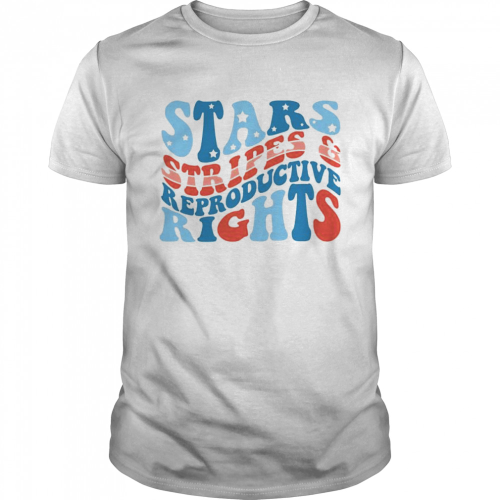 Stars Stripes and Reproductive rights unisex T-shirt
