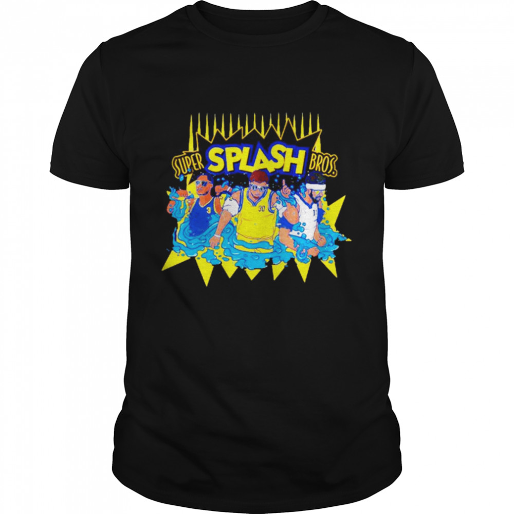 Super Splash Bros Jordan Poole Klay Thompson and Stephen Curry, Golden State Warriors shirt Classic Men's T-shirt
