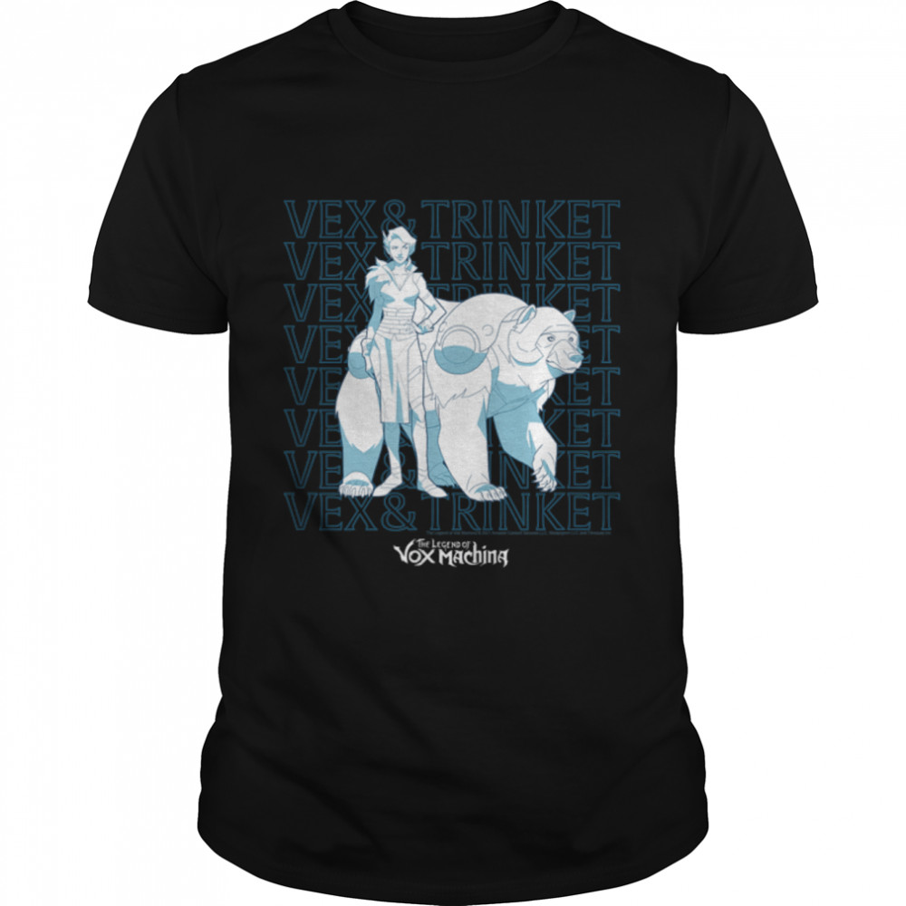 The Legend of Vox Machina Vex and Trinket T- B09S8XVQTZ Classic Men's T-shirt