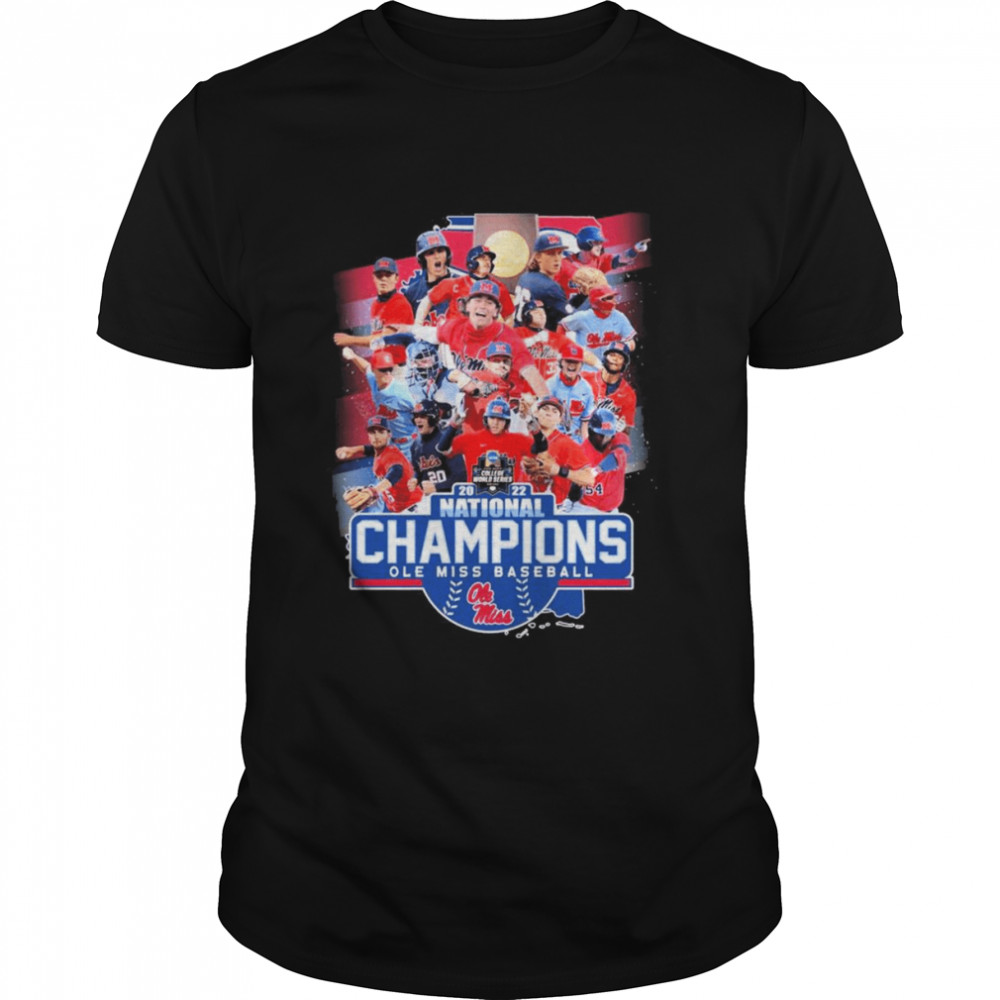 The National Champions 2022 Ole Miss Baseball Team  Classic Men's T-shirt