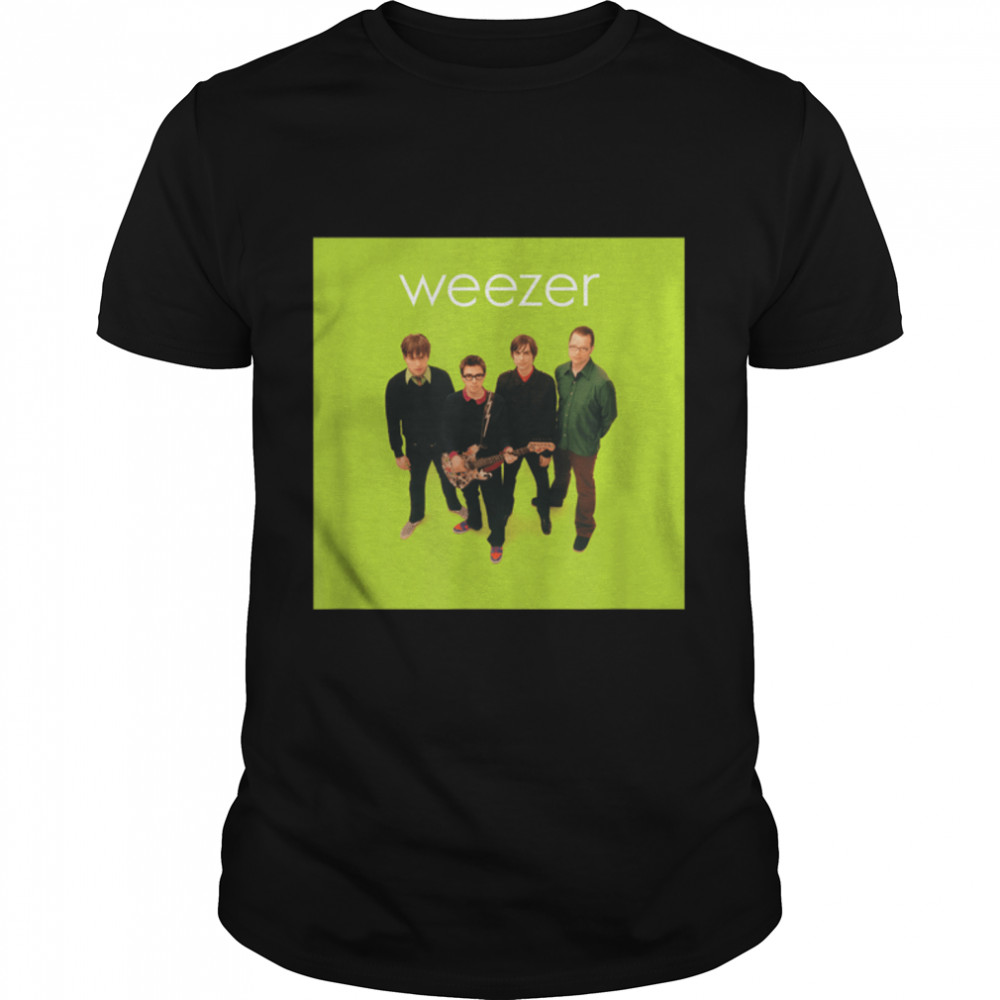 Weezer – Green Album Cover T-Shirt B09VRYP7P9
