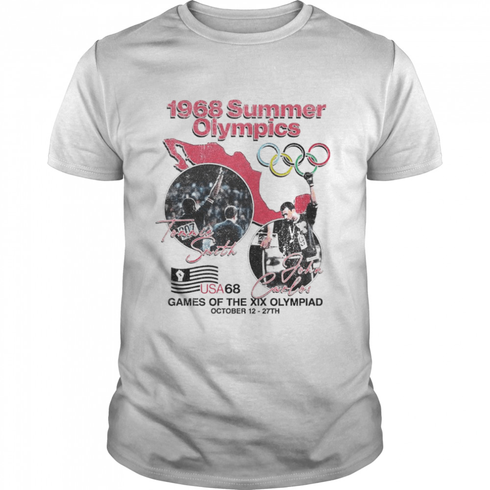 1968 Summer Olympics vintage red shirt Classic Men's T-shirt