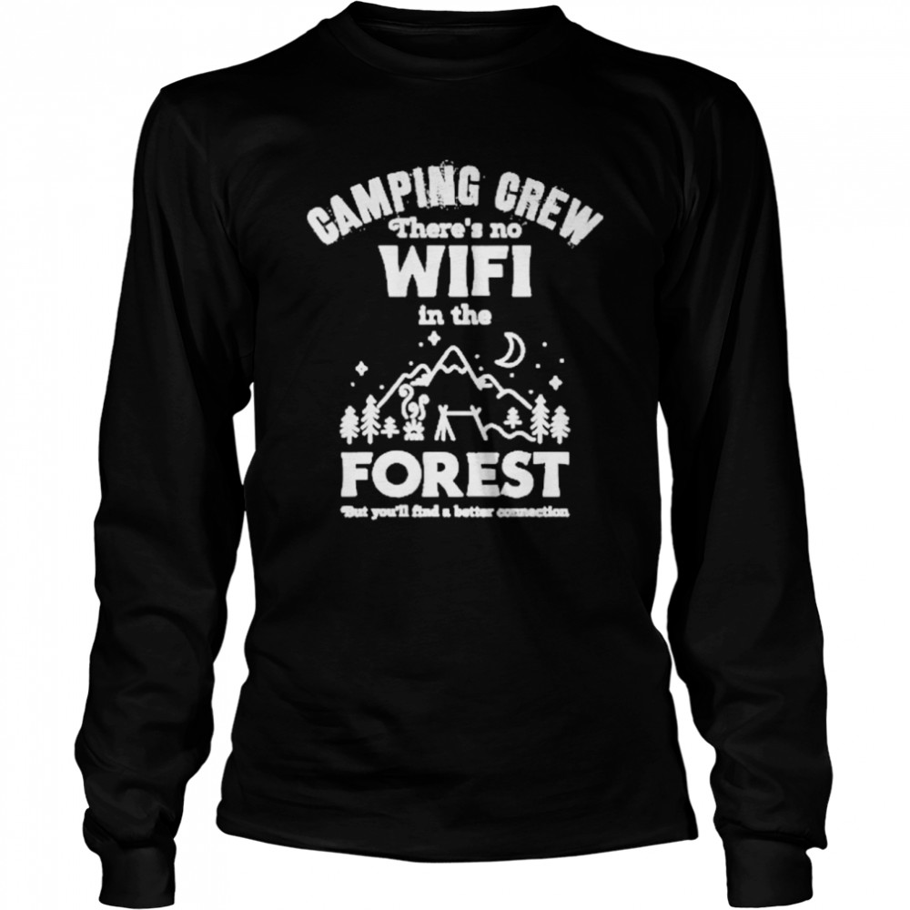 Camping Crew Family Outdoor Vacation Matching Long Sleeved T-shirt