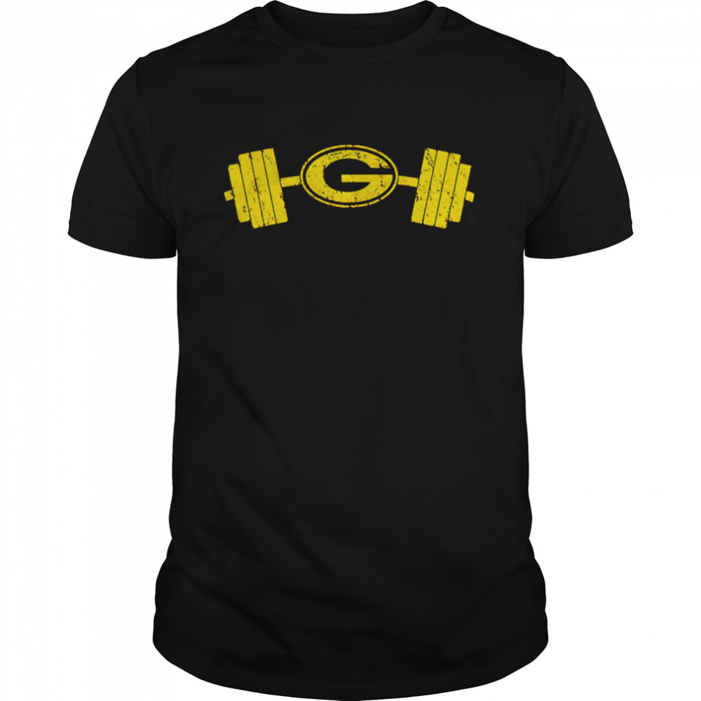 Green Bay Packers Barbell Pack shirt Classic Men's T-shirt