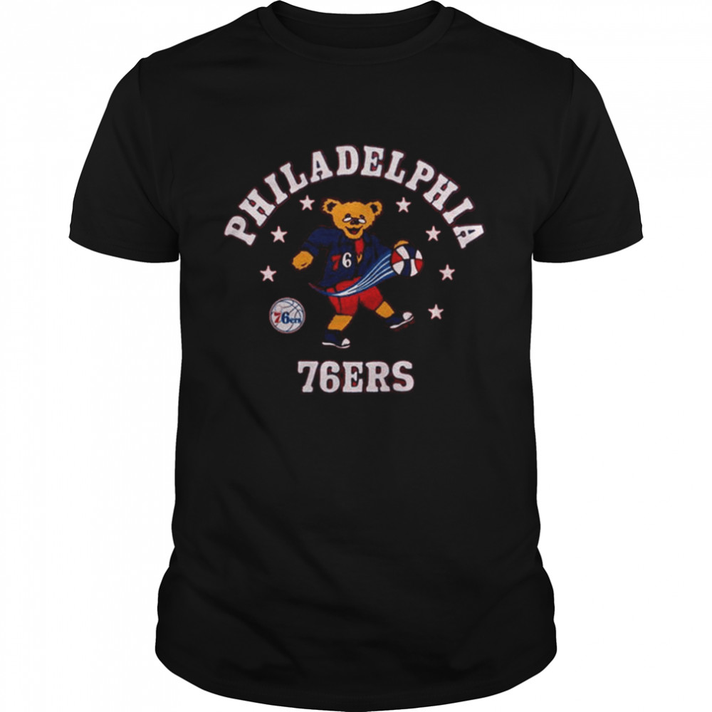 NBA Grateful Dead Philadelphia 76ers  Classic Men's T-shirt
