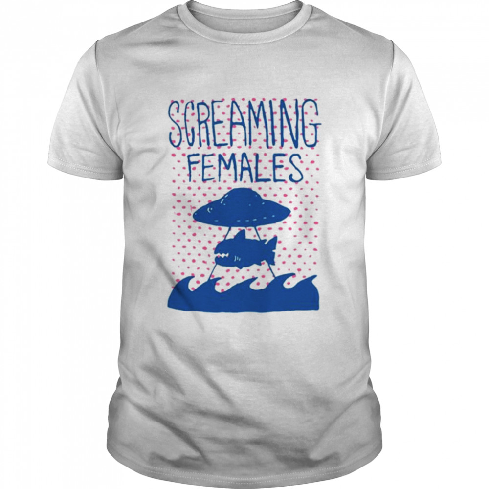 Shark UFO Screaming Females shirt