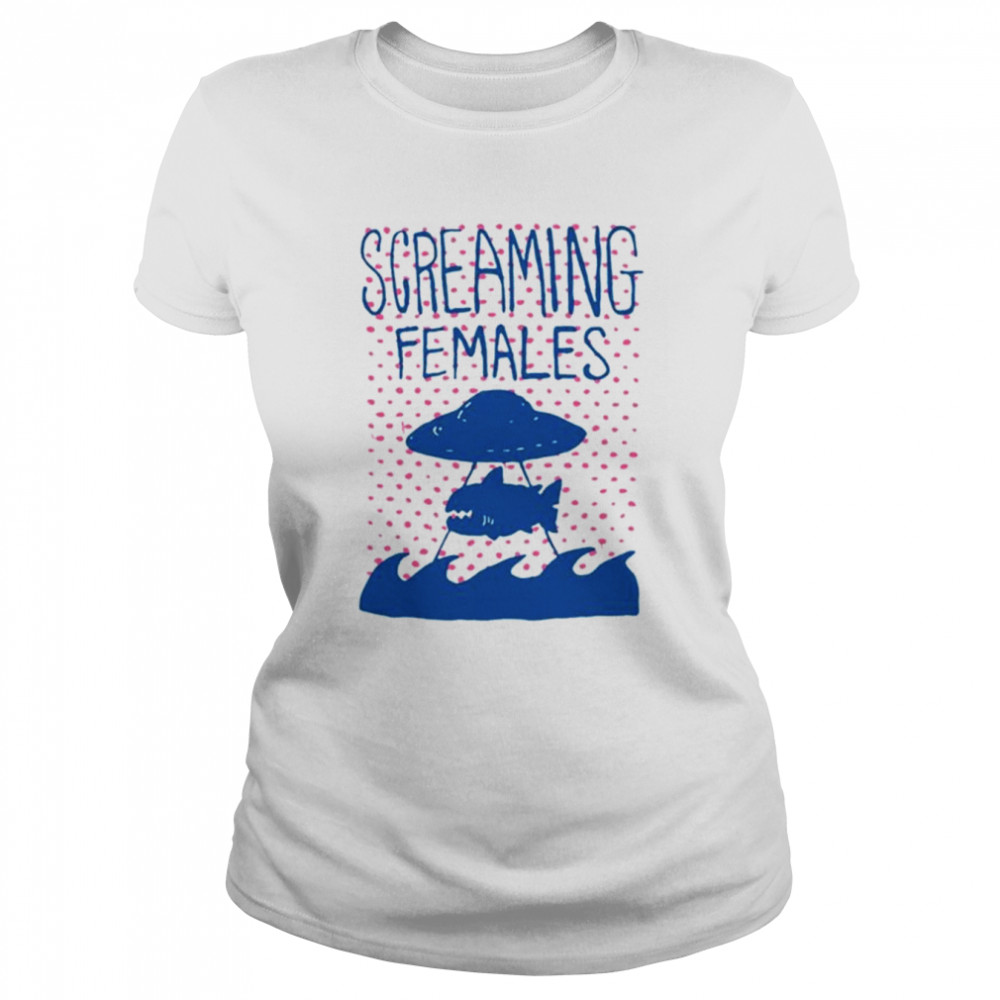 Shark UFO Screaming Females shirt Classic Women's T-shirt