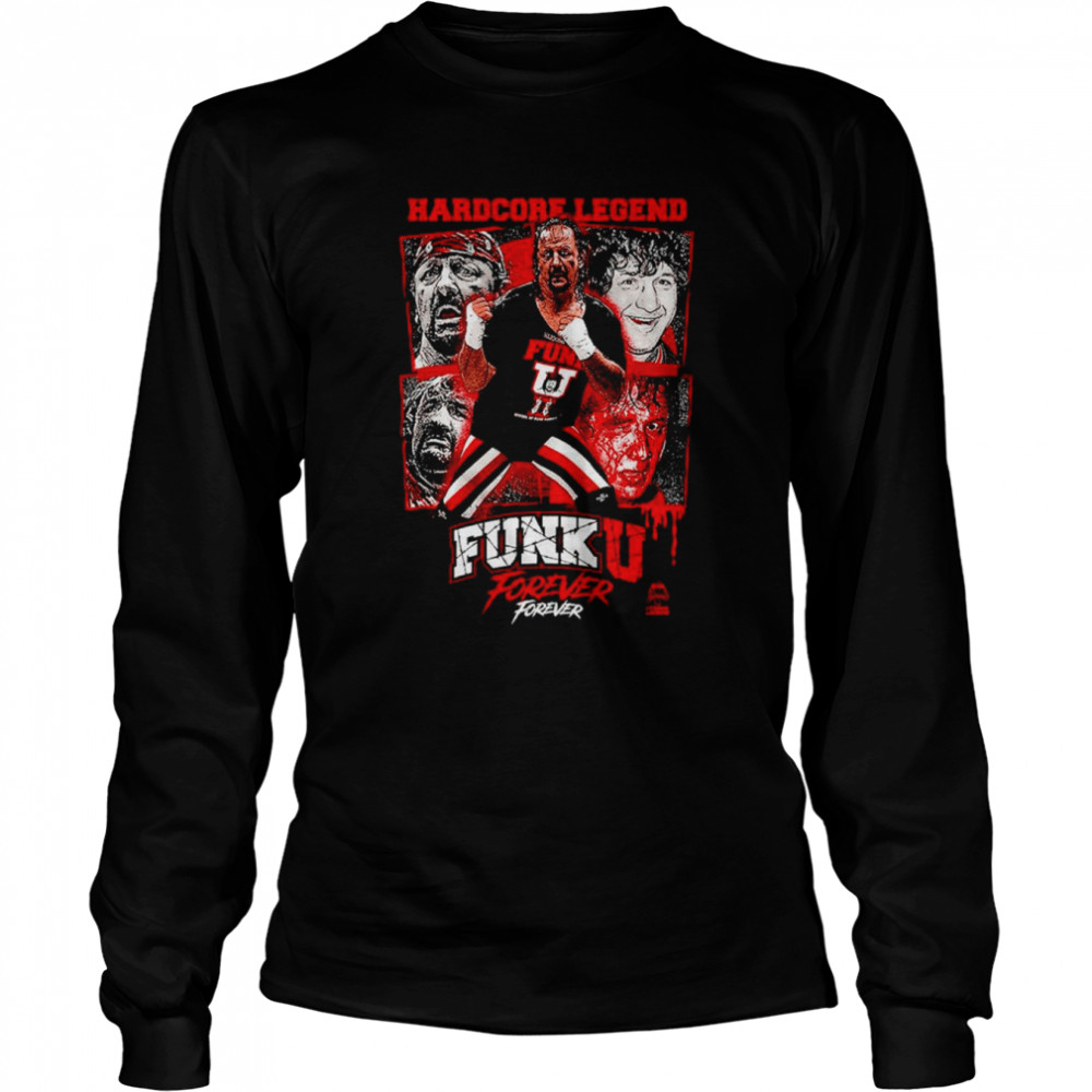 Hardcore Funker Terry Funk shirt Long Sleeved T-shirt