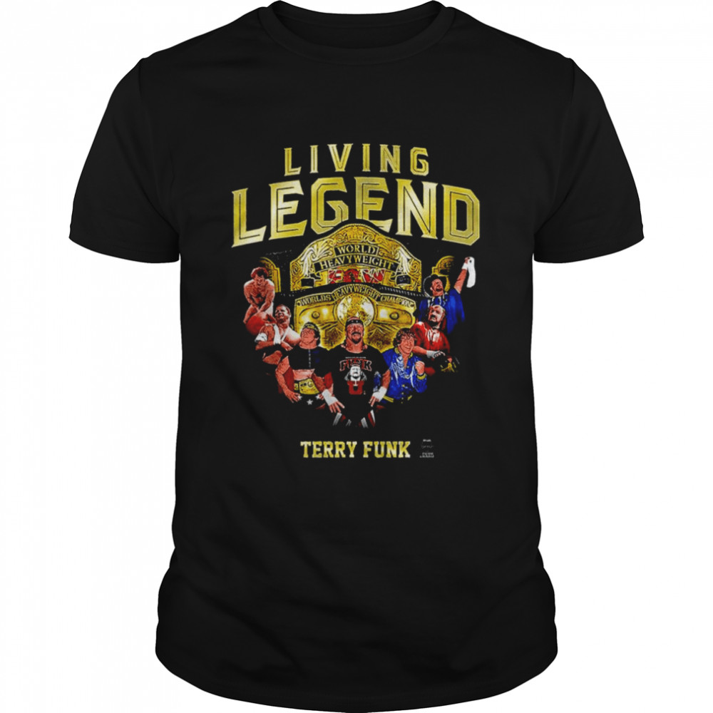 Living Legends 2 Belts Terry Funk shirt Classic Men's T-shirt