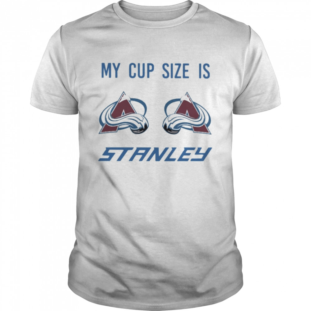 My Cup Size Is Stanley Hockey Shirt