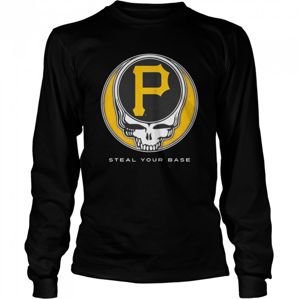 Pittsburgh Pirates MLB Grateful Dead Steal Your Base Baseball T-Shirt S-2XL  NEW