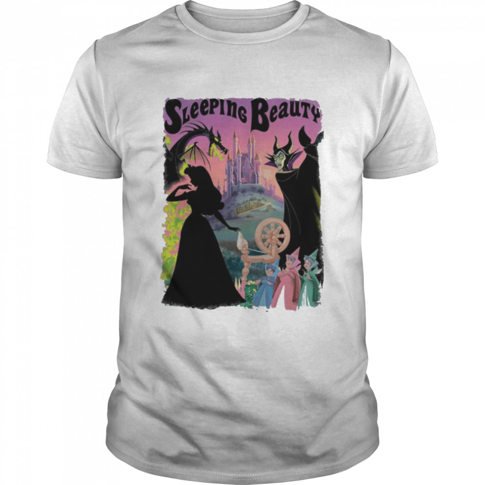 Sleeping Beauty Silhouettes Poster shirt