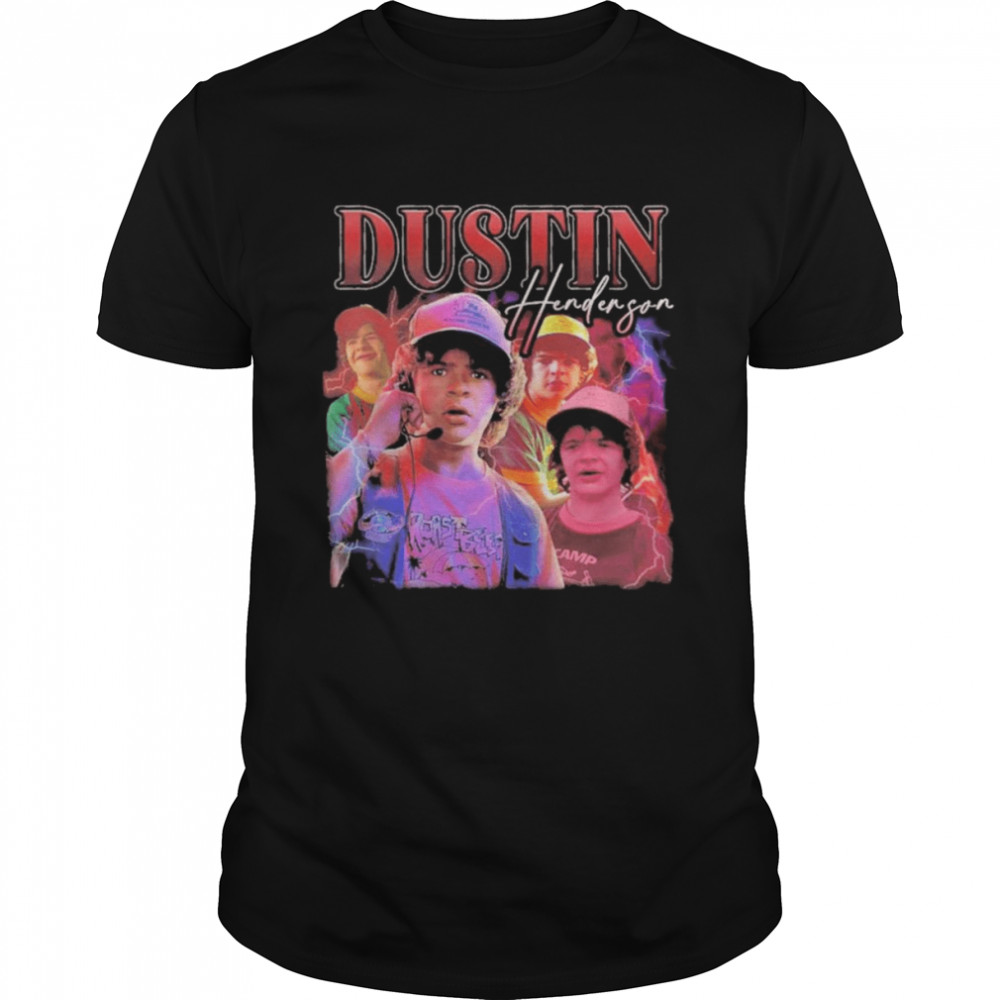 Stranger Things Characters Dustin Henderson T-Shirt
