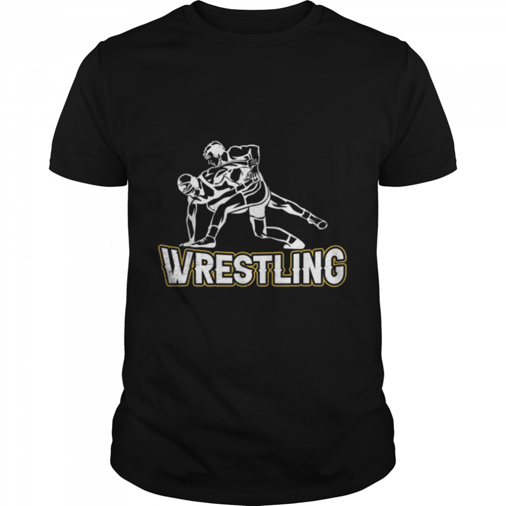 Wrestling Wrestler Martial Arts Hobby Wrestle T- B09XQT58WS Classic Men's T-shirt