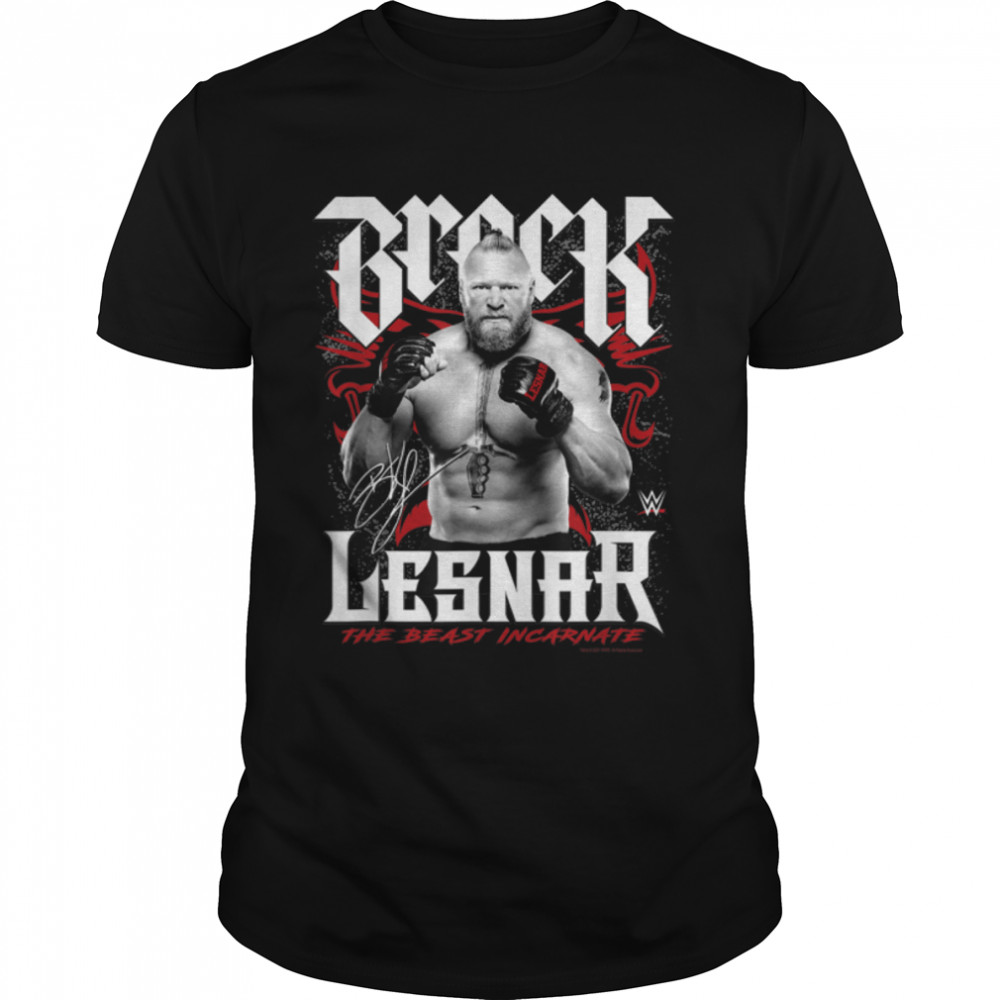 WWE Brock Lesnar Beast Incarnate T-Shirt B09VTLCYPZ