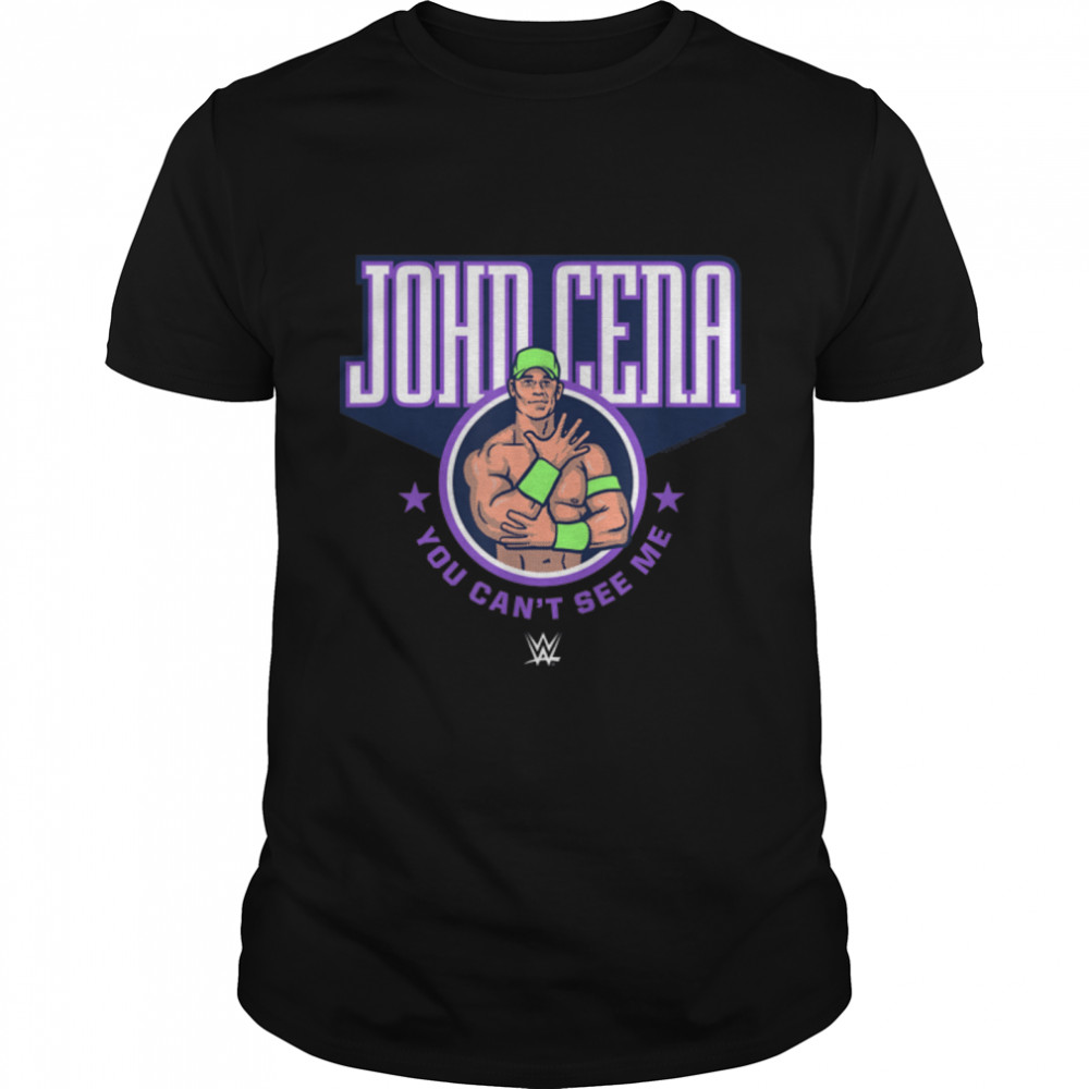 WWE John Cena You Can’t See Me Cartoon Logo T-Shirt B0B4ZBCJRY