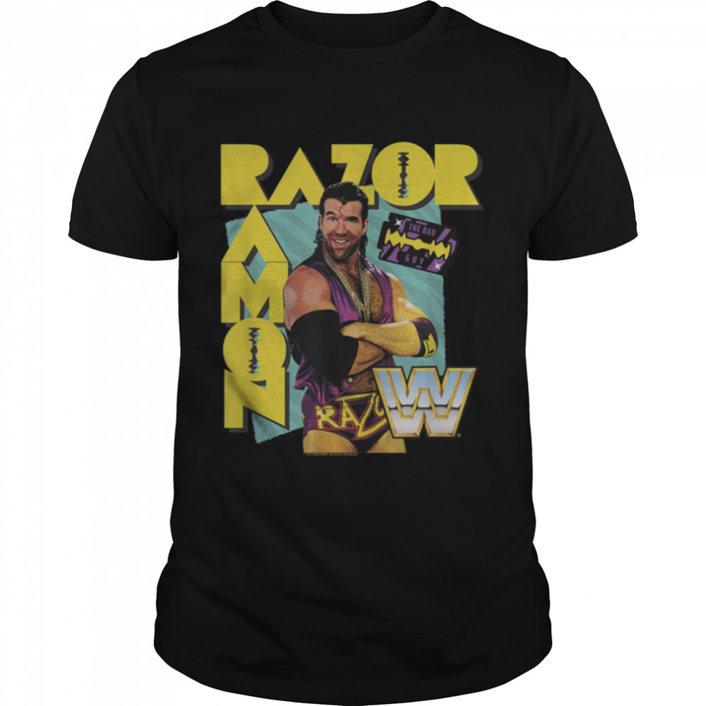 WWE Razor Ramon Retro Wrestler T-Shirt B0B2L25NN7