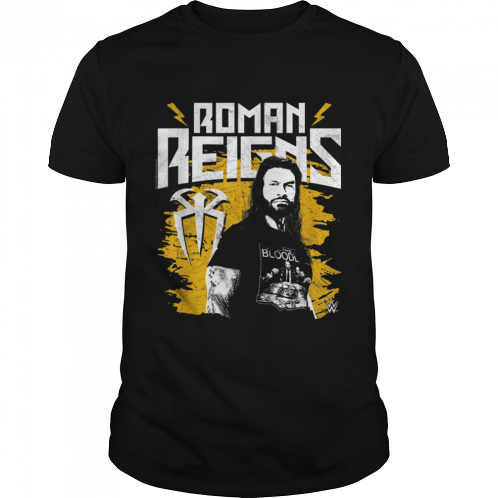 WWE Roman Reigns Lightning T-Shirt B09VQ496NL