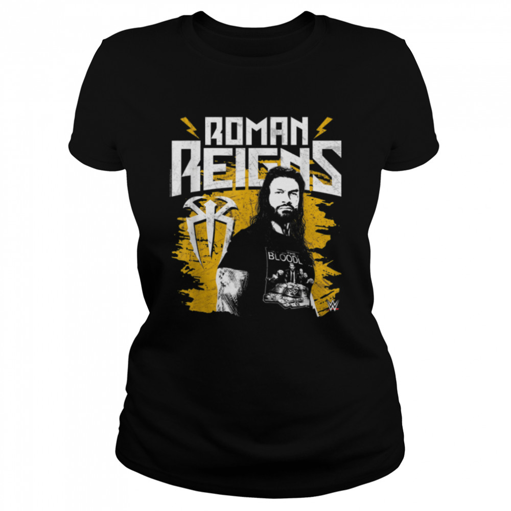 WWE Roman Reigns Lightning T- B09VQ496NL Classic Women's T-shirt