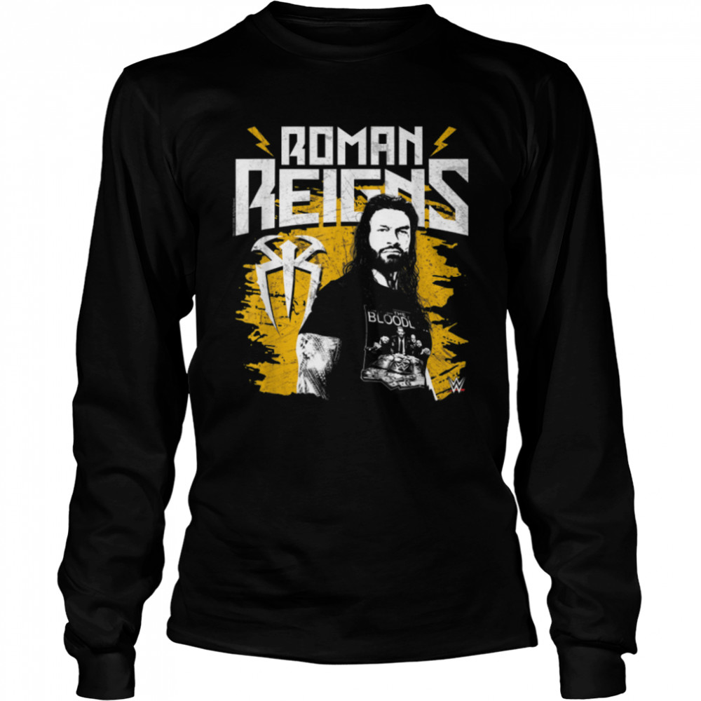 WWE Roman Reigns Lightning T- B09VQ496NL Long Sleeved T-shirt