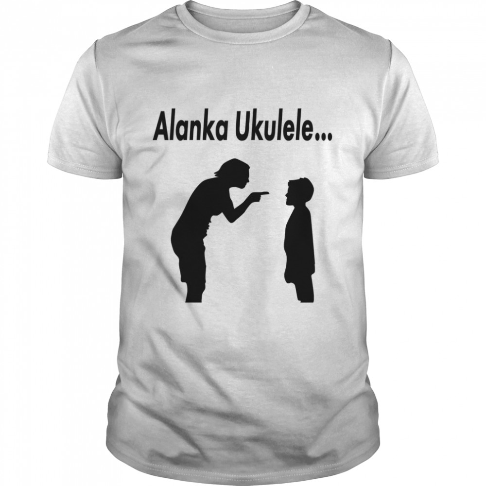 Alanka Ukulele Mama Kiss Da Bebeh Peanut Butter Jelly Sticker Shirt Classic T-Shirt