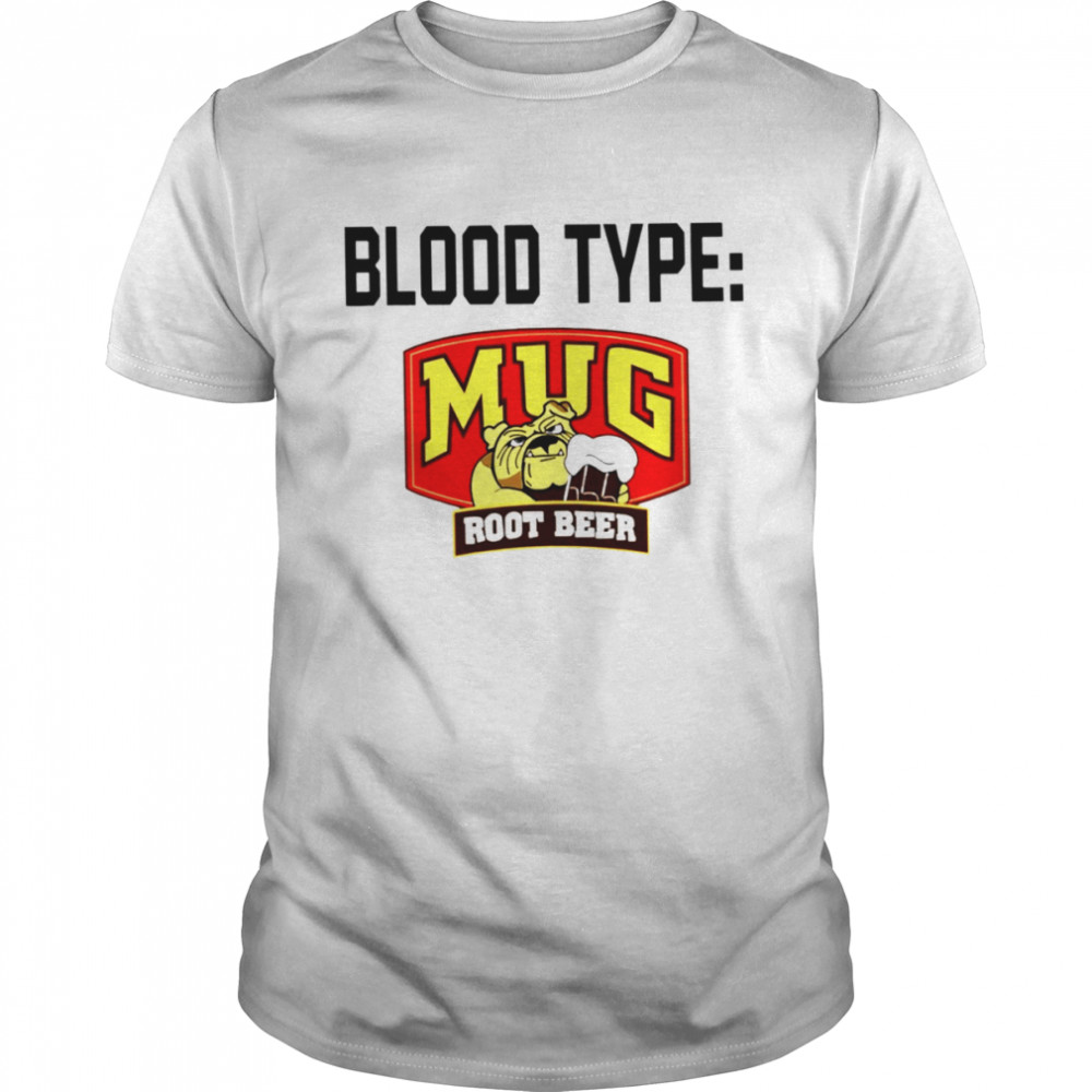 Blood Type Mug Root Beer logo T-shirt Classic Men's T-shirt