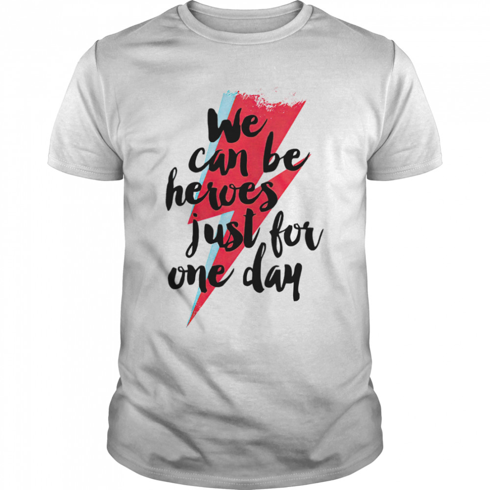 David Bowie We Can Be Heroes Classic T- Classic Men's T-shirt